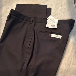 Calvin Klein Men's Dark Gray Dress Pants NWT